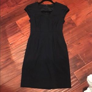 Navy blue professional dress